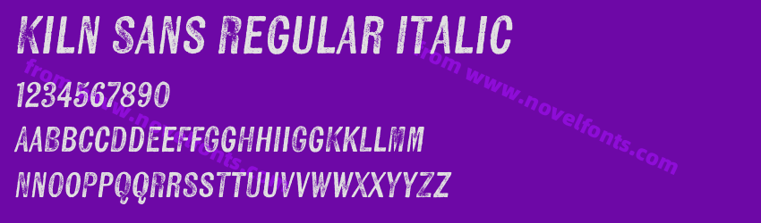 Kiln Sans Regular ItalicPreview Kiln Sans Regular ItalicPreview