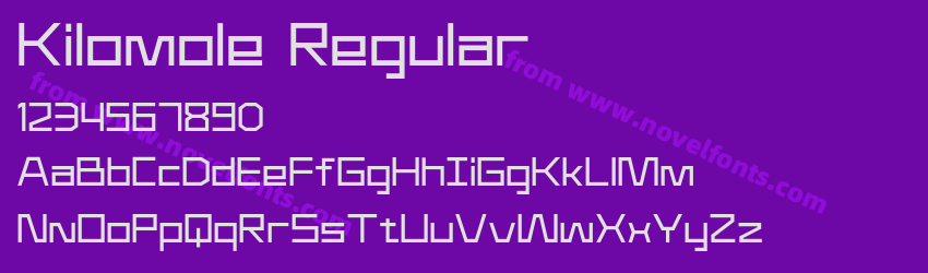 Kilomole RegularPreview Kilomole RegularPreview