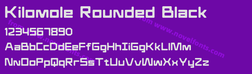 Kilomole Rounded BlackPreview Kilomole Rounded BlackPreview
