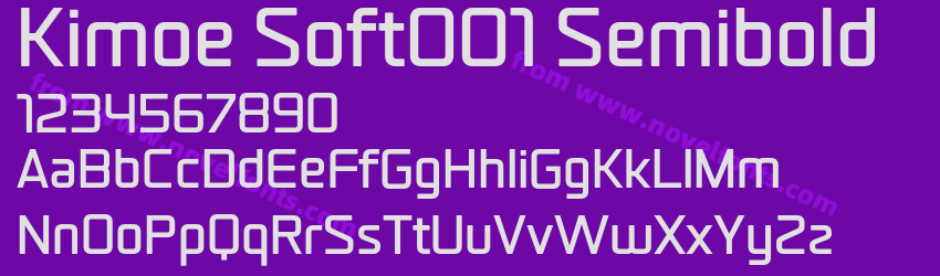 Kimoe Soft001 SemiboldPreview Kimoe Soft001 SemiboldPreview