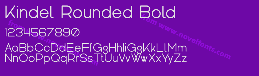 Kindel Rounded BoldPreview Kindel Rounded BoldPreview