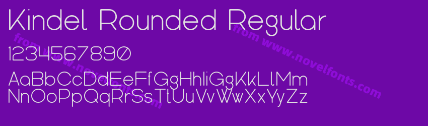 Kindel Rounded RegularPreview Kindel Rounded RegularPreview