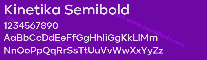 Kinetika SemiboldPreview Kinetika SemiboldPreview