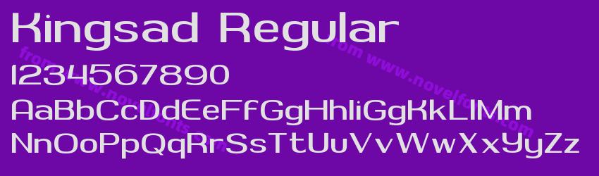 Kingsad RegularPreview Kingsad RegularPreview