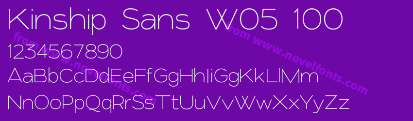 Kinship Sans W05 100Preview Kinship Sans W05 100Preview