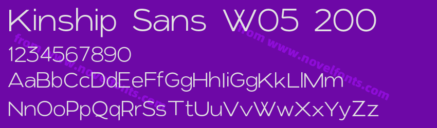 Kinship Sans W05 200Preview Kinship Sans W05 200Preview