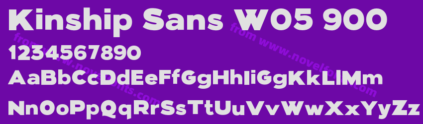 Kinship Sans W05 900Preview Kinship Sans W05 900Preview