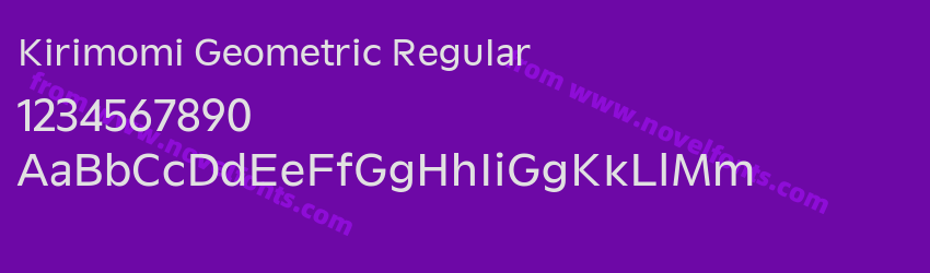 Kirimomi Geometric RegularPreview Kirimomi Geometric RegularPreview