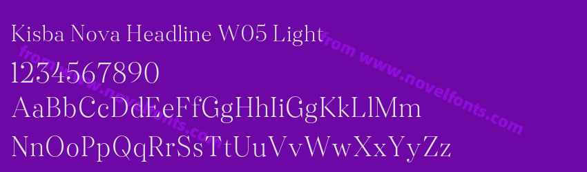 Kisba Nova Headline W05 LightPreview Kisba Nova Headline W05 LightPreview