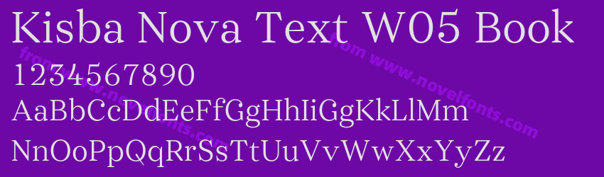 Kisba Nova Text W05 BookPreview Kisba Nova Text W05 BookPreview