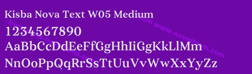 Kisba Nova Text W05 MediumPreview Kisba Nova Text W05 MediumPreview