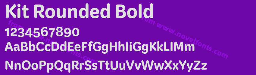 Kit Rounded BoldPreview Kit Rounded BoldPreview