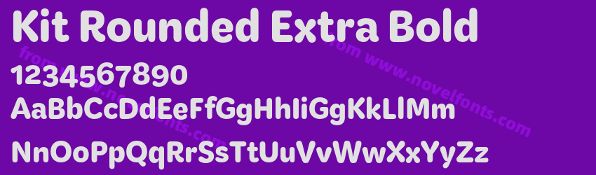 Kit Rounded Extra BoldPreview Kit Rounded Extra BoldPreview