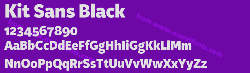 Kit Sans BlackPreview Kit Sans BlackPreview