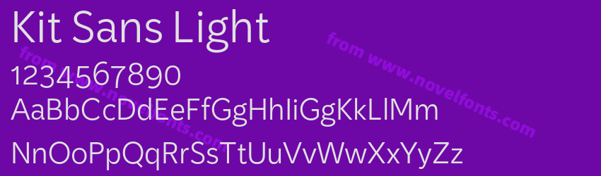 Kit Sans LightPreview Kit Sans LightPreview