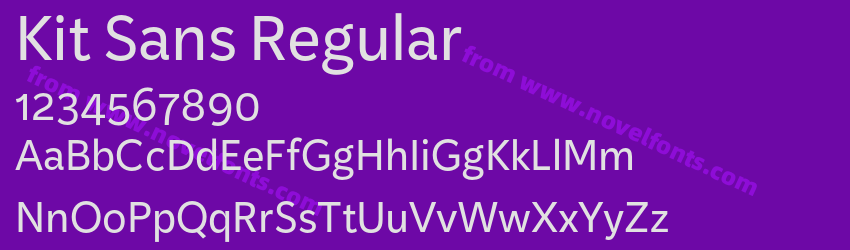 Kit Sans RegularPreview Kit Sans RegularPreview