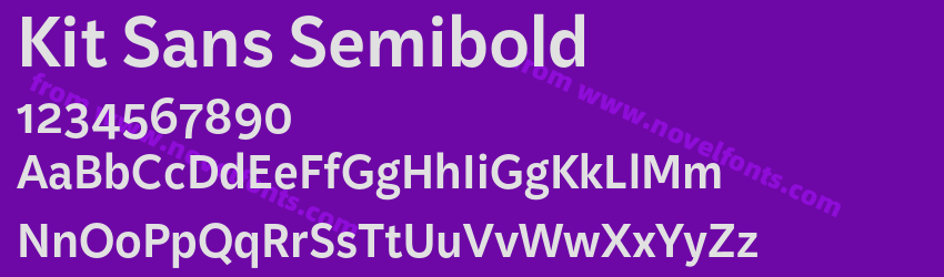 Kit Sans SemiboldPreview Kit Sans SemiboldPreview
