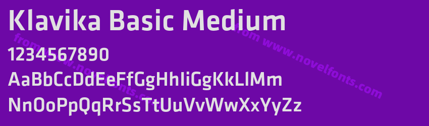 Klavika Basic MediumPreview Klavika Basic MediumPreview