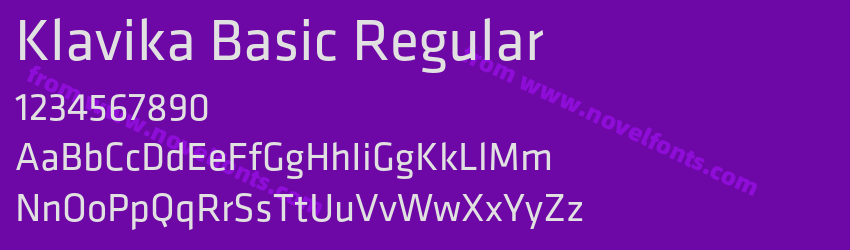 Klavika Basic RegularPreview Klavika Basic RegularPreview