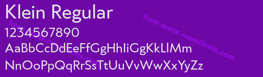 Klein RegularPreview Klein RegularPreview