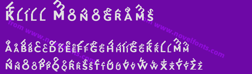 Klill MonogramsPreview Klill MonogramsPreview