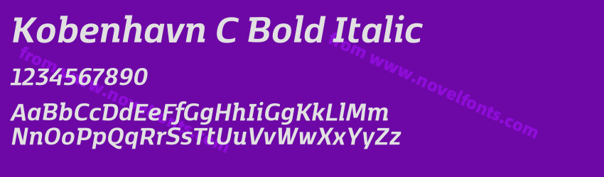 Kobenhavn C Bold ItalicPreview Kobenhavn C Bold ItalicPreview