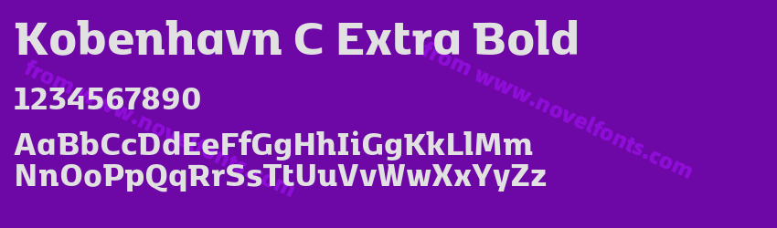 Kobenhavn C Extra BoldPreview Kobenhavn C Extra BoldPreview