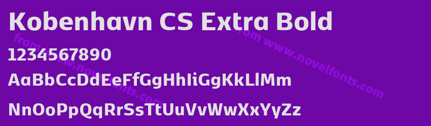 Kobenhavn CS Extra BoldPreview Kobenhavn CS Extra BoldPreview