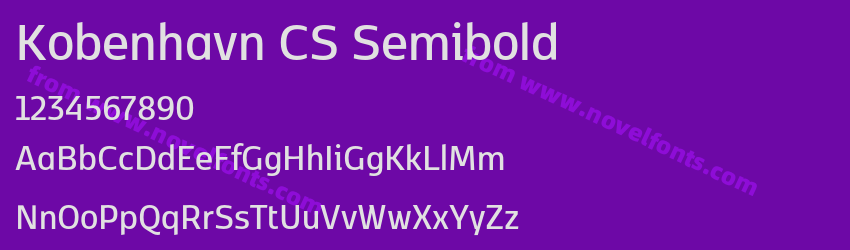 Kobenhavn CS SemiboldPreview Kobenhavn CS SemiboldPreview