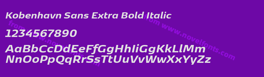 Kobenhavn Sans Extra Bold ItalicPreview Kobenhavn Sans Extra Bold ItalicPreview