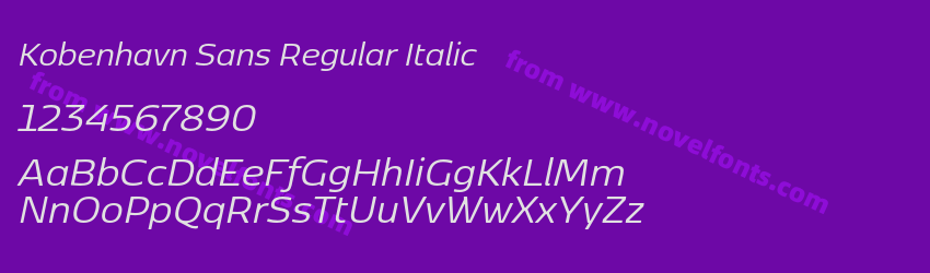 Kobenhavn Sans Regular ItalicPreview Kobenhavn Sans Regular ItalicPreview