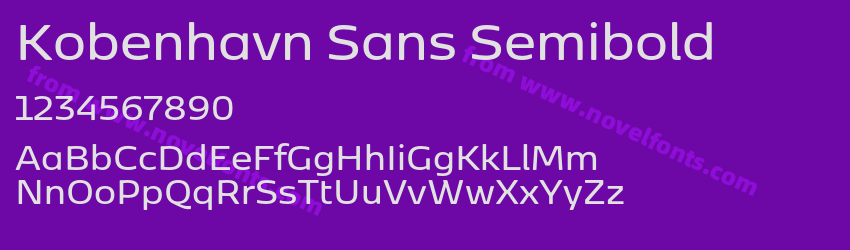 Kobenhavn Sans SemiboldPreview Kobenhavn Sans SemiboldPreview