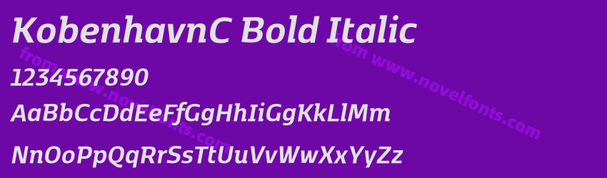 KobenhavnC Bold ItalicPreview KobenhavnC Bold ItalicPreview
