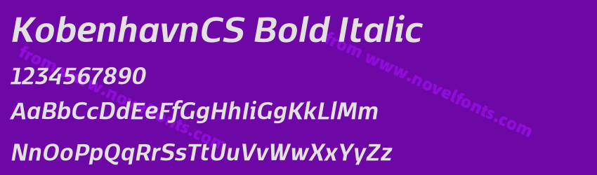 KobenhavnCS Bold ItalicPreview KobenhavnCS Bold ItalicPreview