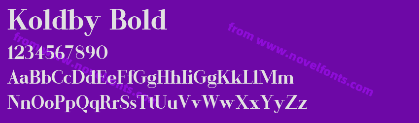 Koldby BoldPreview Koldby BoldPreview