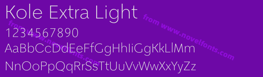Kole Extra LightPreview Kole Extra LightPreview