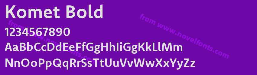 Komet BoldPreview Komet BoldPreview