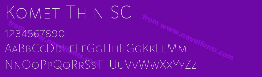 Komet Thin SCPreview Komet Thin SCPreview