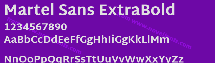 Martel Sans ExtraBoldPreview