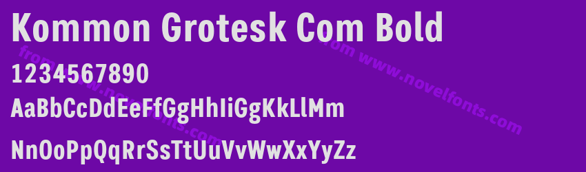 Kommon Grotesk Com BoldPreview Kommon Grotesk Com BoldPreview
