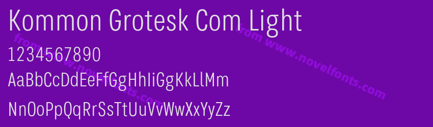 Kommon Grotesk Com LightPreview Kommon Grotesk Com LightPreview