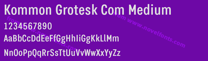 Kommon Grotesk Com MediumPreview Kommon Grotesk Com MediumPreview