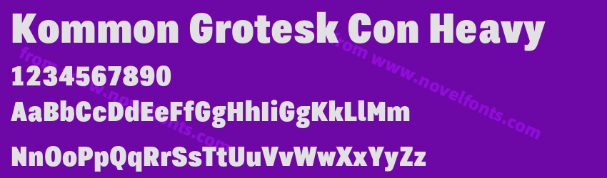 Kommon Grotesk Con HeavyPreview Kommon Grotesk Con HeavyPreview