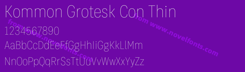 Kommon Grotesk Con ThinPreview Kommon Grotesk Con ThinPreview