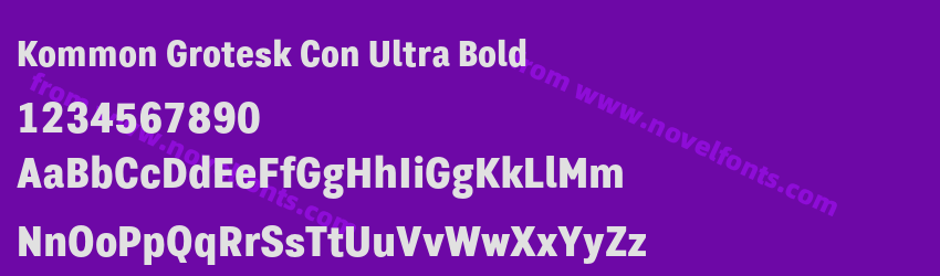 Kommon Grotesk Con Ultra BoldPreview Kommon Grotesk Con Ultra BoldPreview