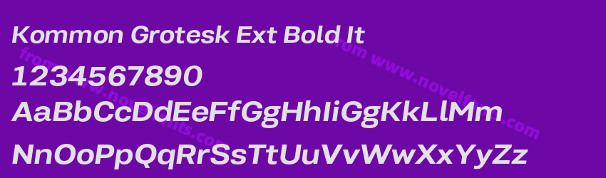 Kommon Grotesk Ext Bold ItPreview Kommon Grotesk Ext Bold ItPreview