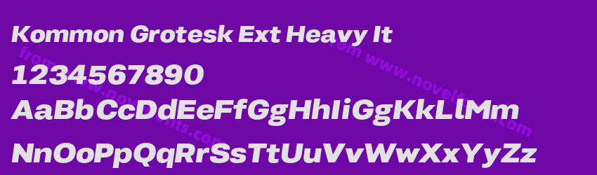 Kommon Grotesk Ext Heavy ItPreview Kommon Grotesk Ext Heavy ItPreview