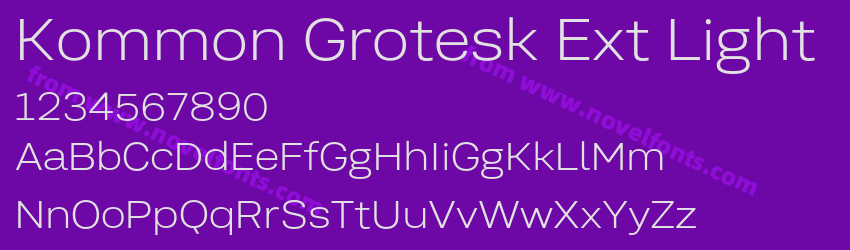 Kommon Grotesk Ext LightPreview Kommon Grotesk Ext LightPreview