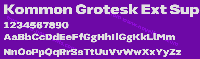 Kommon Grotesk Ext SuperPreview Kommon Grotesk Ext SuperPreview