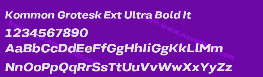 Kommon Grotesk Ext Ultra Bold ItPreview Kommon Grotesk Ext Ultra Bold ItPreview